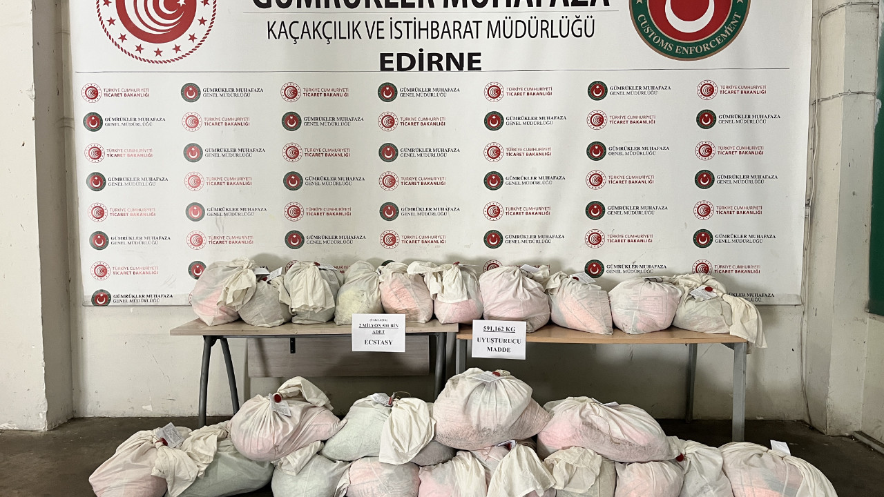 Sınırda milyonlarca uyuşturucu hap yakalandı