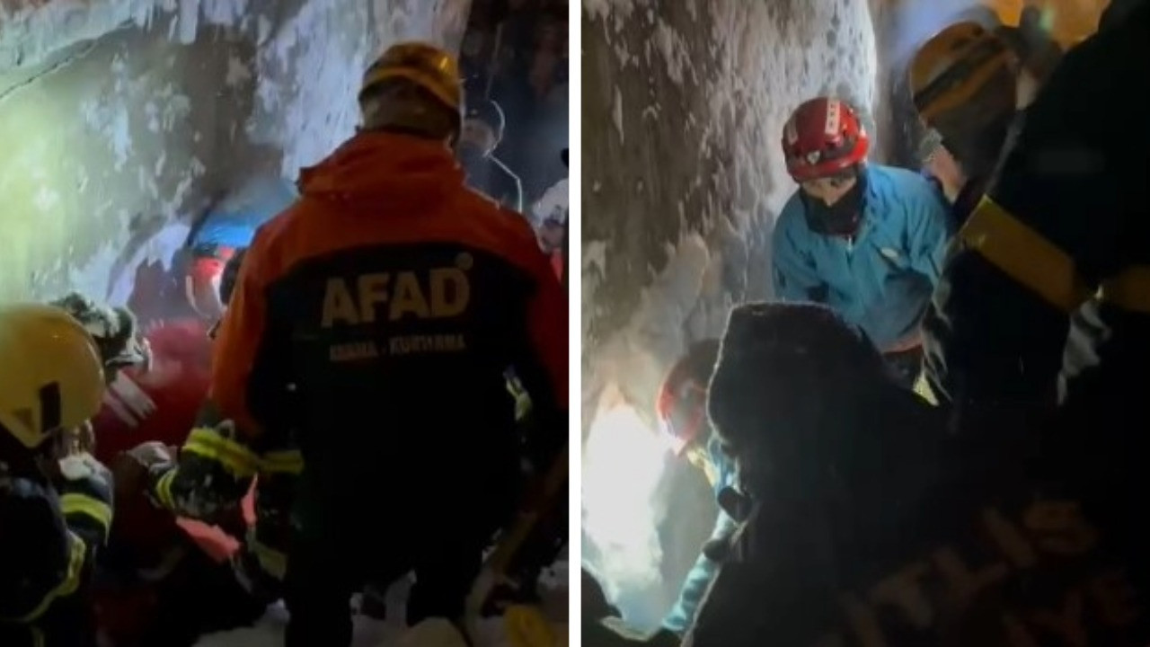 Evin damındaki karı temizleyen kayınpeder ve gelini çığ altında kaldı