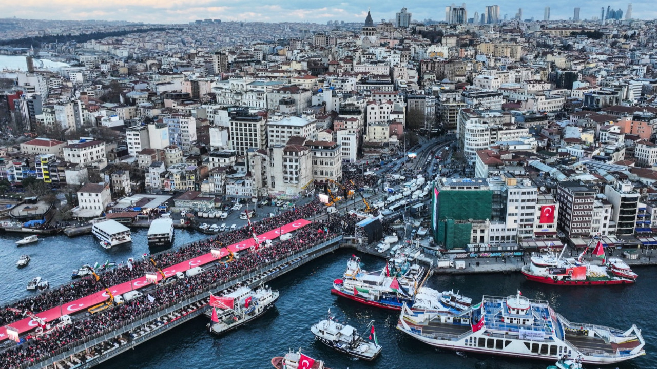 Galata'da Gazze buluşması