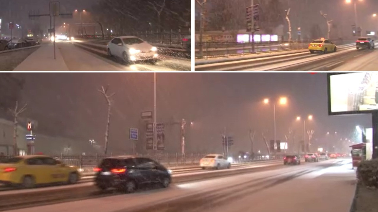 İstanbul yeni yıla karla girdi