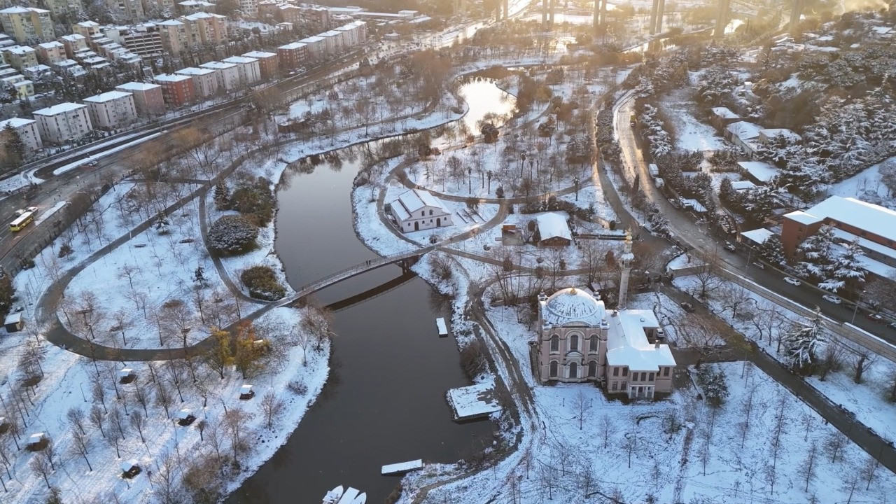 İstanbul'dan kar manzaraları