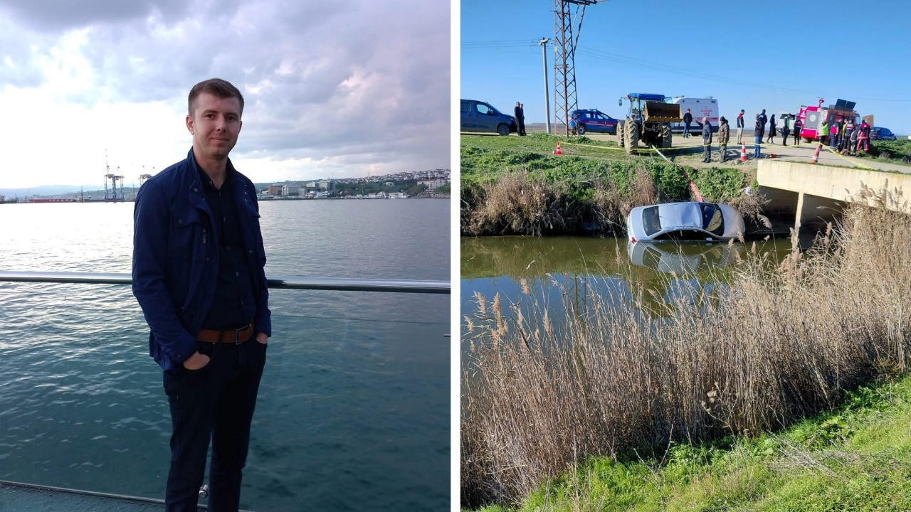 Kontrolden çıkan otomobil sulama kanalına uçtu: Sürücü hayatını kaybetti