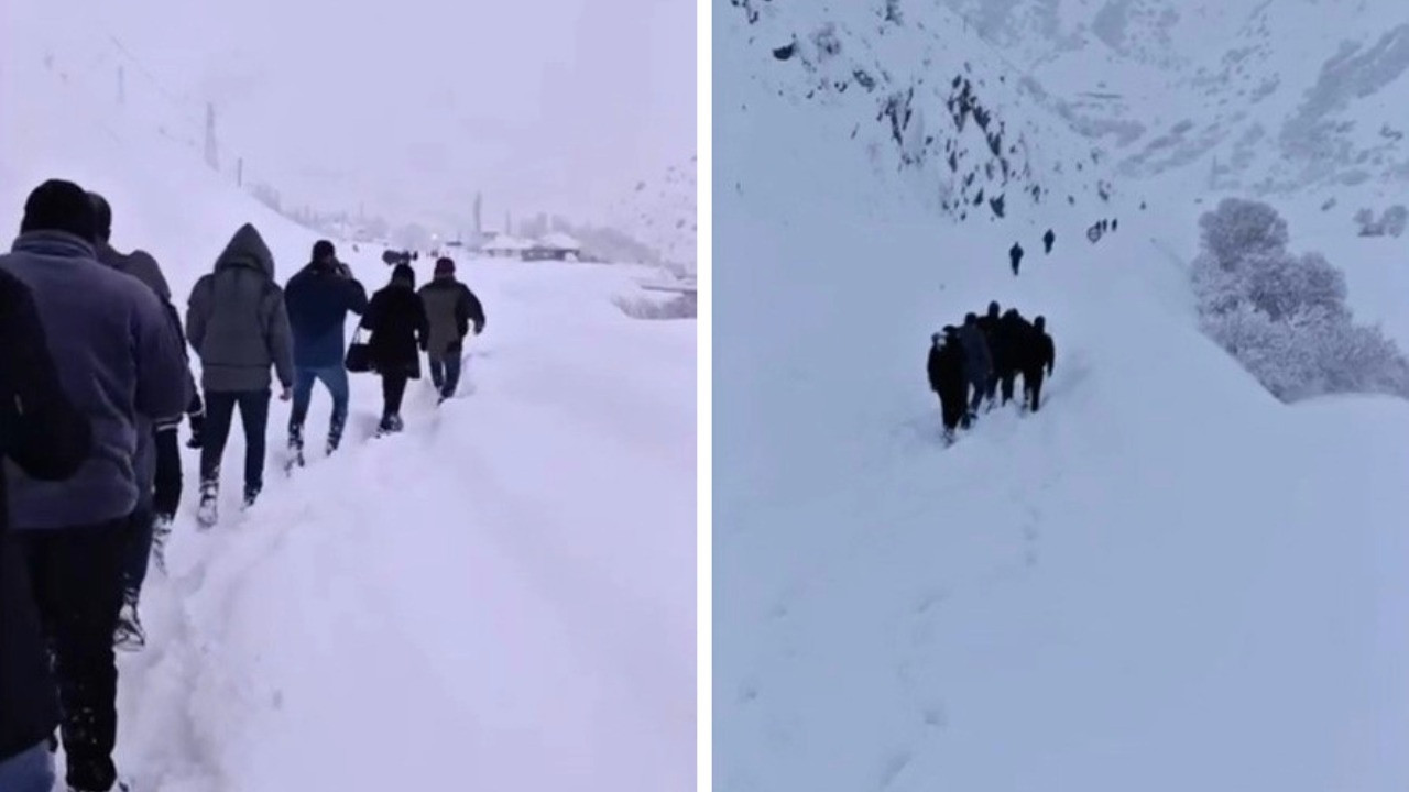 Çığda mahsur kalanları kurtarıp, 100 kişiyi misafir ettiler