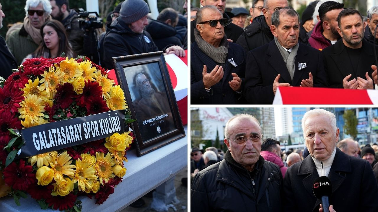 Efsane Gökmen Özdenak’a son görev: Fatih Terim ve Arda Turan da cenazedeydi