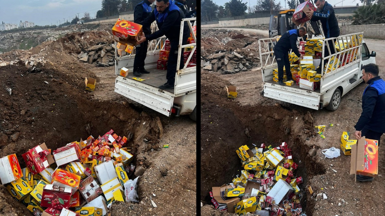 Öğrencilere yedireceklerdi: Hepsi toprağa gömüldü