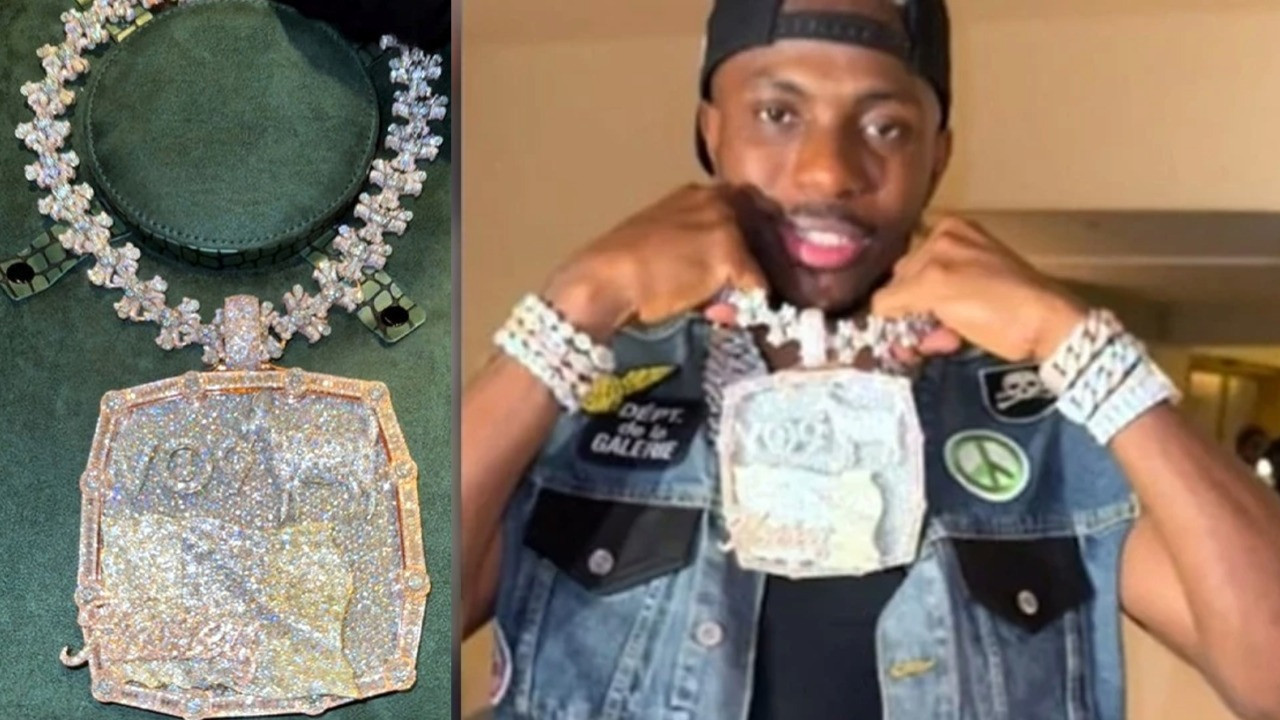 Osimhen’in doğum günü kolyesi olay oldu: 986 karat elmas, 1,5 kilo ağırlık