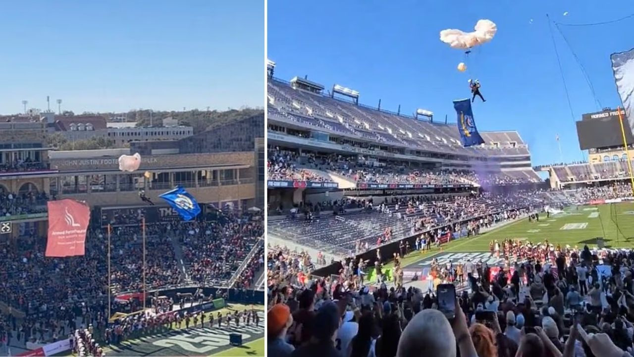 10 metreden tribüne çakıldı, mucize eseri kurtuldu