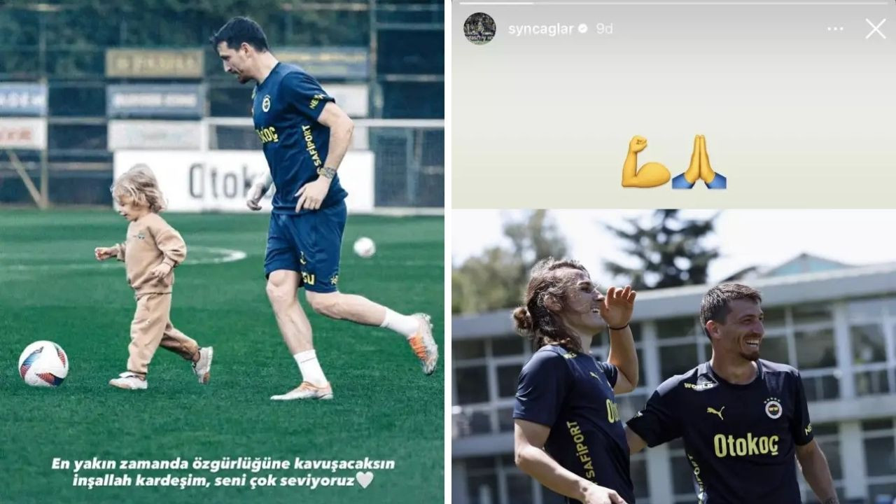 İrfan Can Kahveci ve Çağlar Söyüncü'den Mert Hakan Yandaş paylaşımı