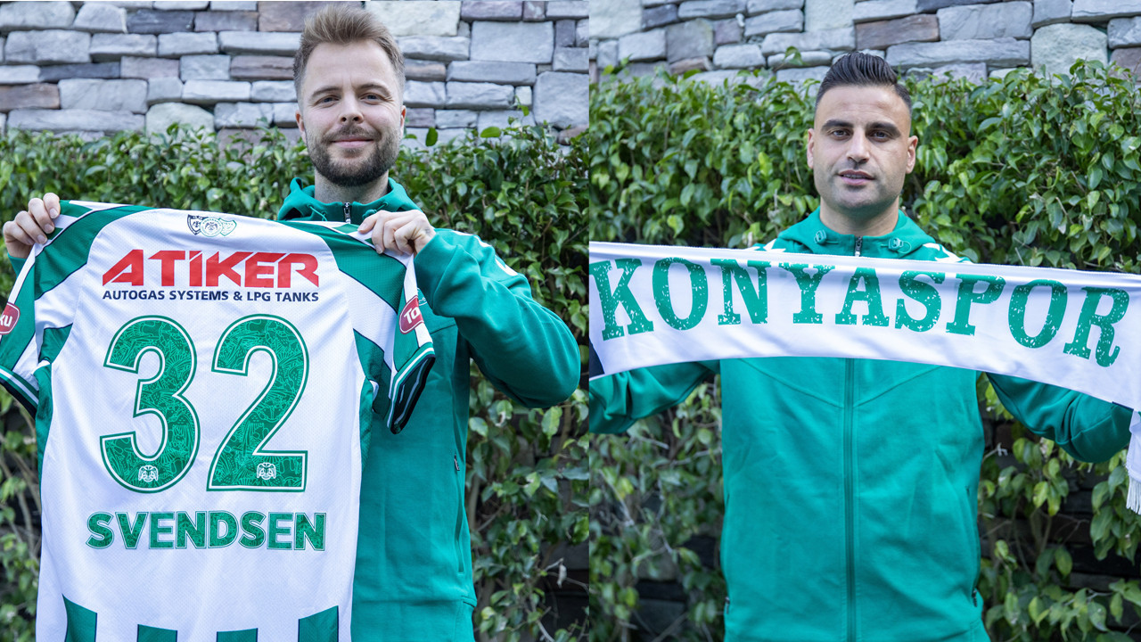 Konyaspor'da iki imza birden: Svendsen ve Deniz resmen açıklandı