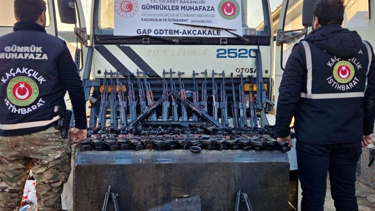 Suriye’den gelen kamyondan cephanelik çıktı