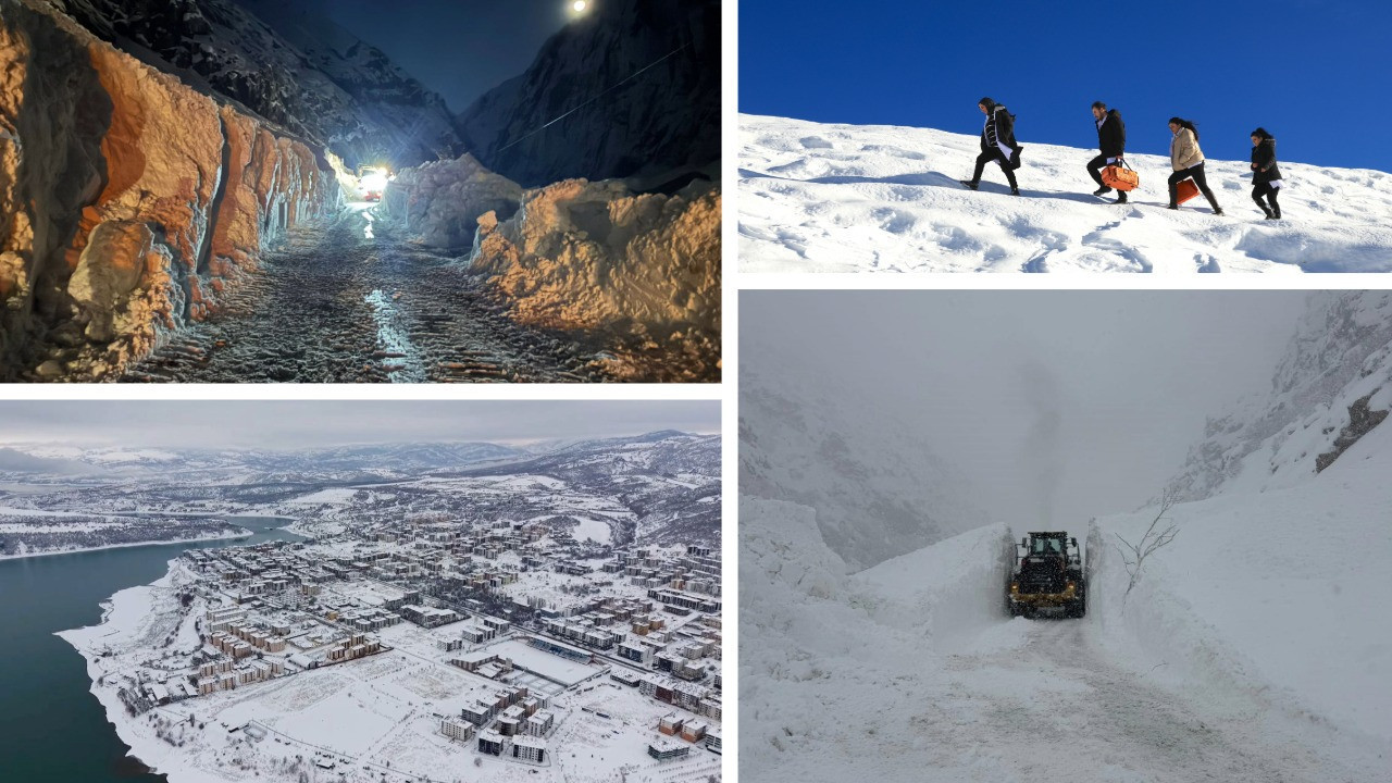 Beyaz örtünün iki yüzü: Bir yanda doğa harikası diğer yanda kar esareti