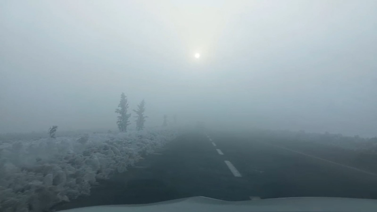 Diyarbakır güne sis ile uyandı: Görüş mesafesi 15 metreye düştü