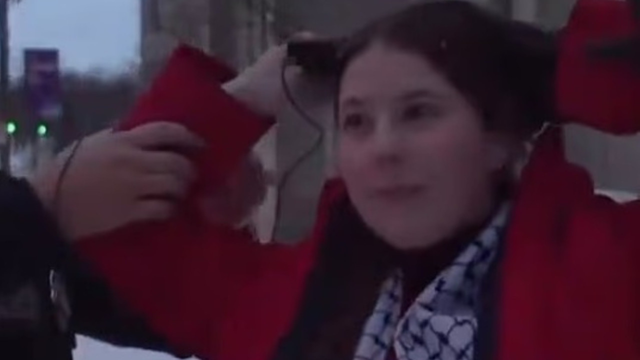 Saldırıyı eleştirdi, canlı yayında gözaltına alındı