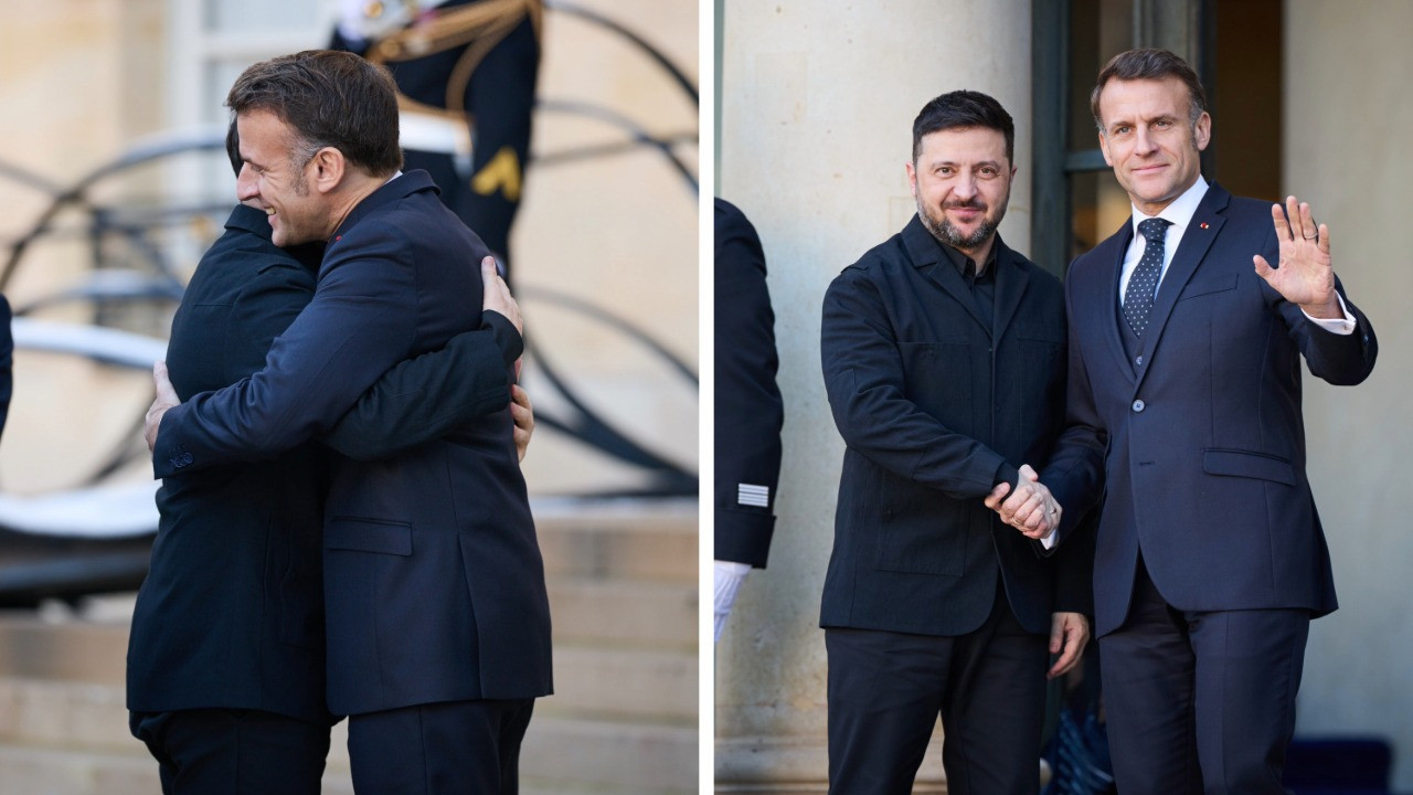 Zelenskiy, Macron ile görüştü