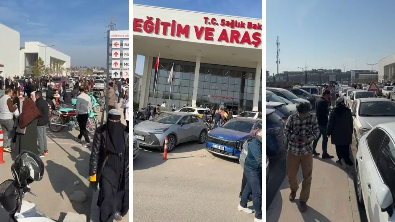 Hatay'da hastanede canlı bomba paniği