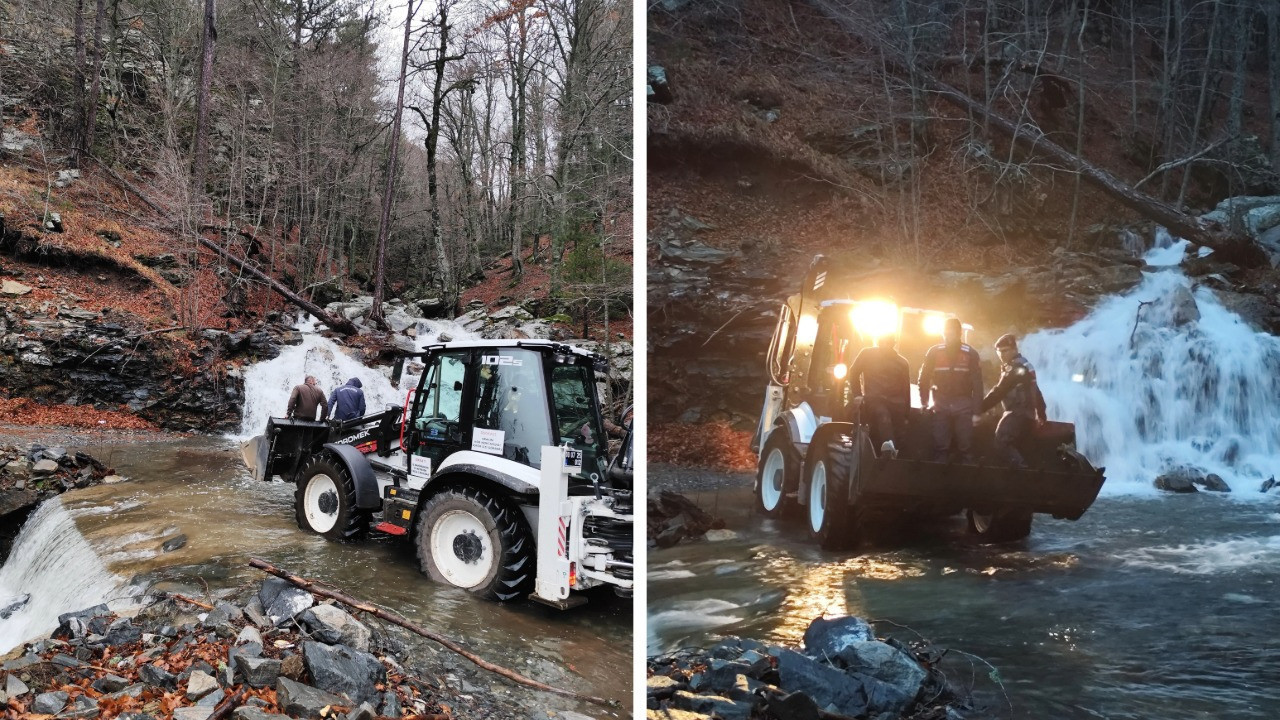 Kaz Dağları'nda mahsur kalmışlardı: 12 saatte kurtarıldılar