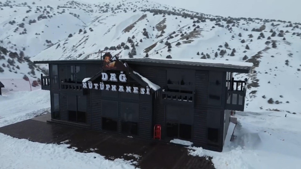 Türkiye’de ve dünyada ilk Dağ Kütüphanesi Ergan Dağı’nda