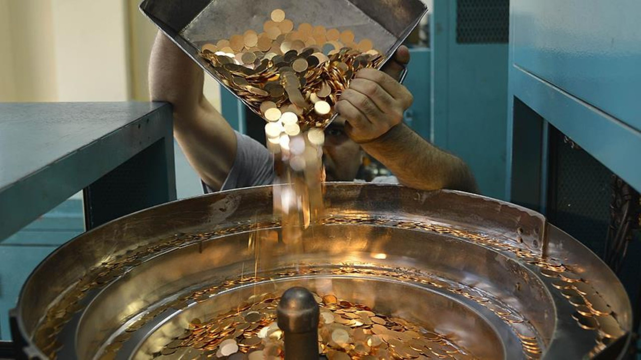 Darphane geçen yıl 7 milyondan fazla çeyrek altın bastı
