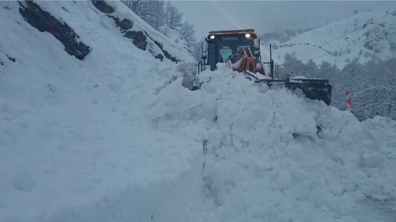 Tunceli'de çığ paniği