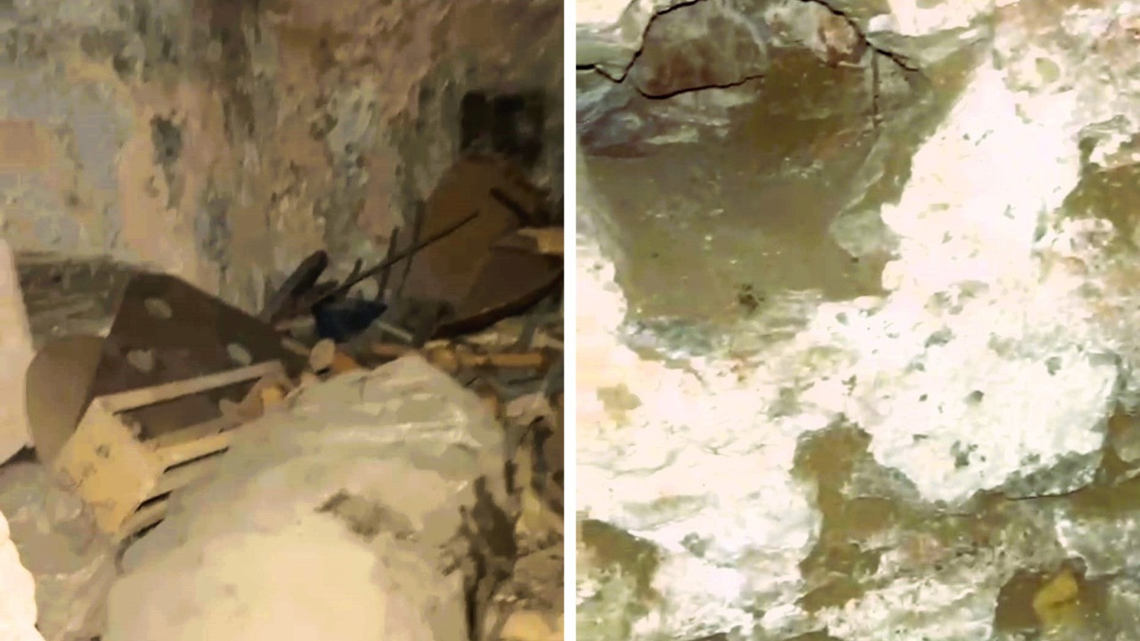 300 yıllık hamamı defineciler talan etti