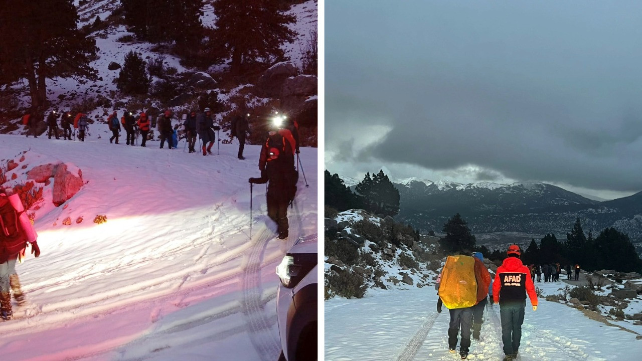 Kamp için çıktıkları dağda mahsur kalan 24 kişi kurtarıldı