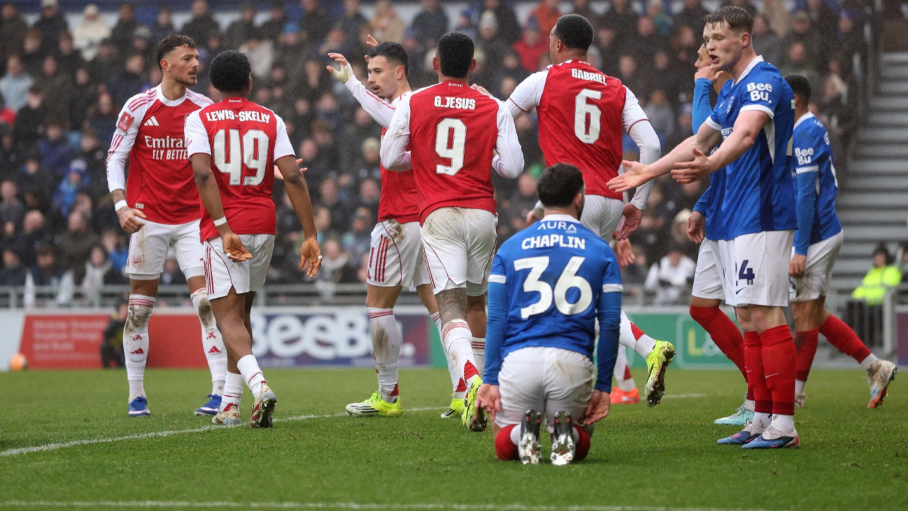 Arsenal kupada çok rahat