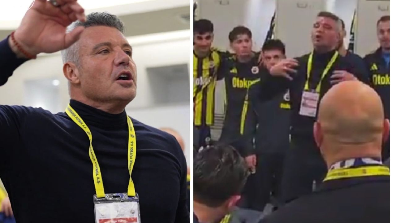 Sadettin Saran soyunma odasına indi: Futbolcular tezahürat yaptı
