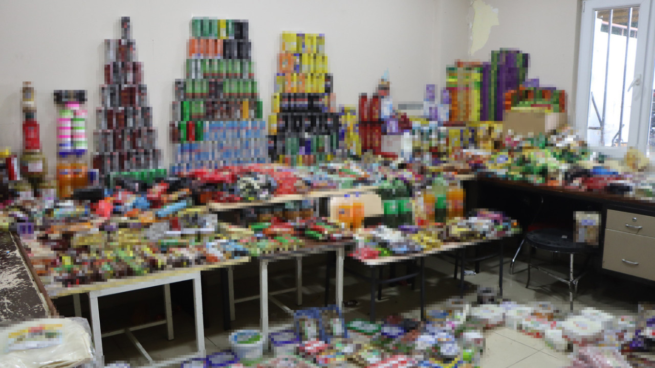 1,5 milyon TL’lik tarihi geçmiş ürünler ele geçirildi