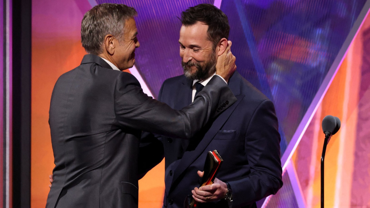 George Clooney ve Noah Wyle 30 yıl sonra ilk kez yan yana geldi
