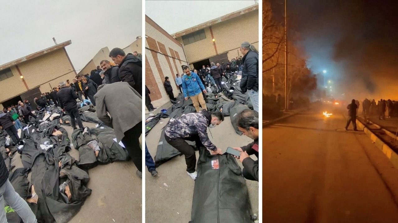 'Katliam' alarmı: İran'da ceset torbaları üst üste yığıldı, ölü sayısı saatler içinde üçe katlandı