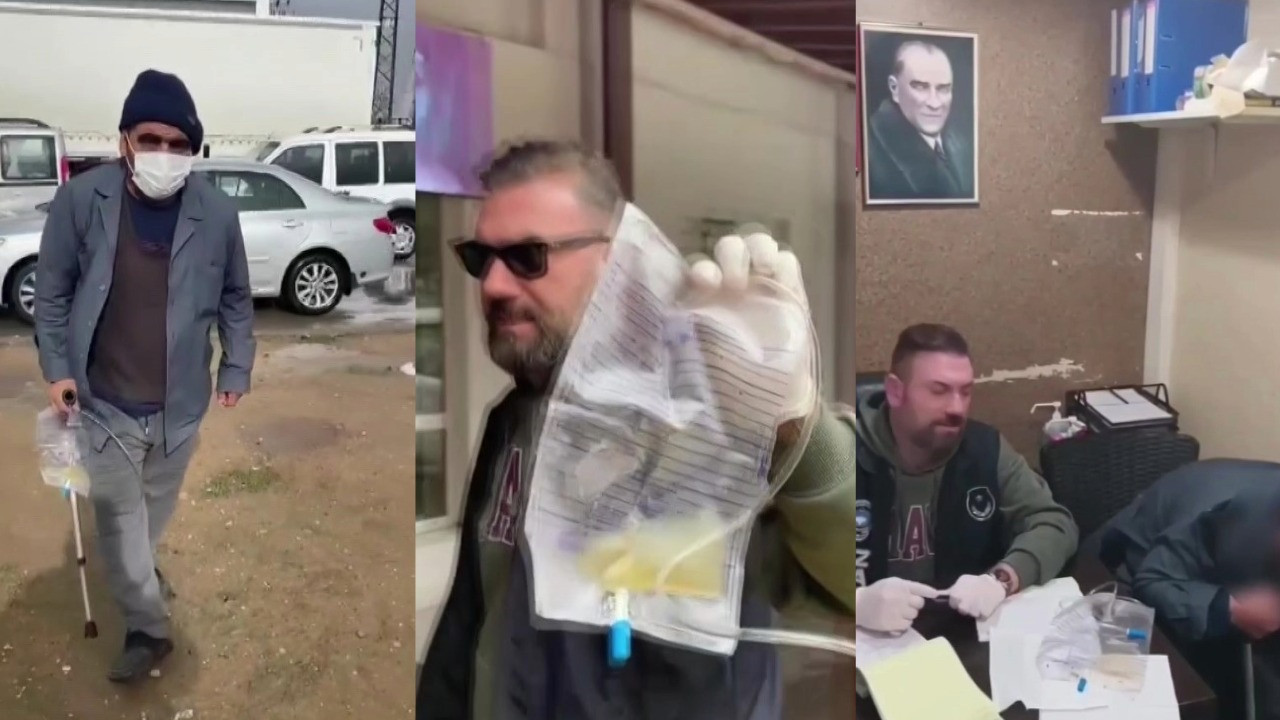 Sonda tüpüne meyve suyu koyup duygu sömürüsü yaptı