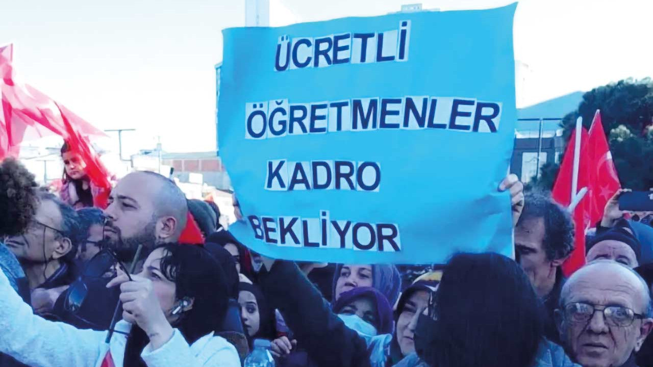 Ücretli öğretmen maaşı açlık sınırının altında