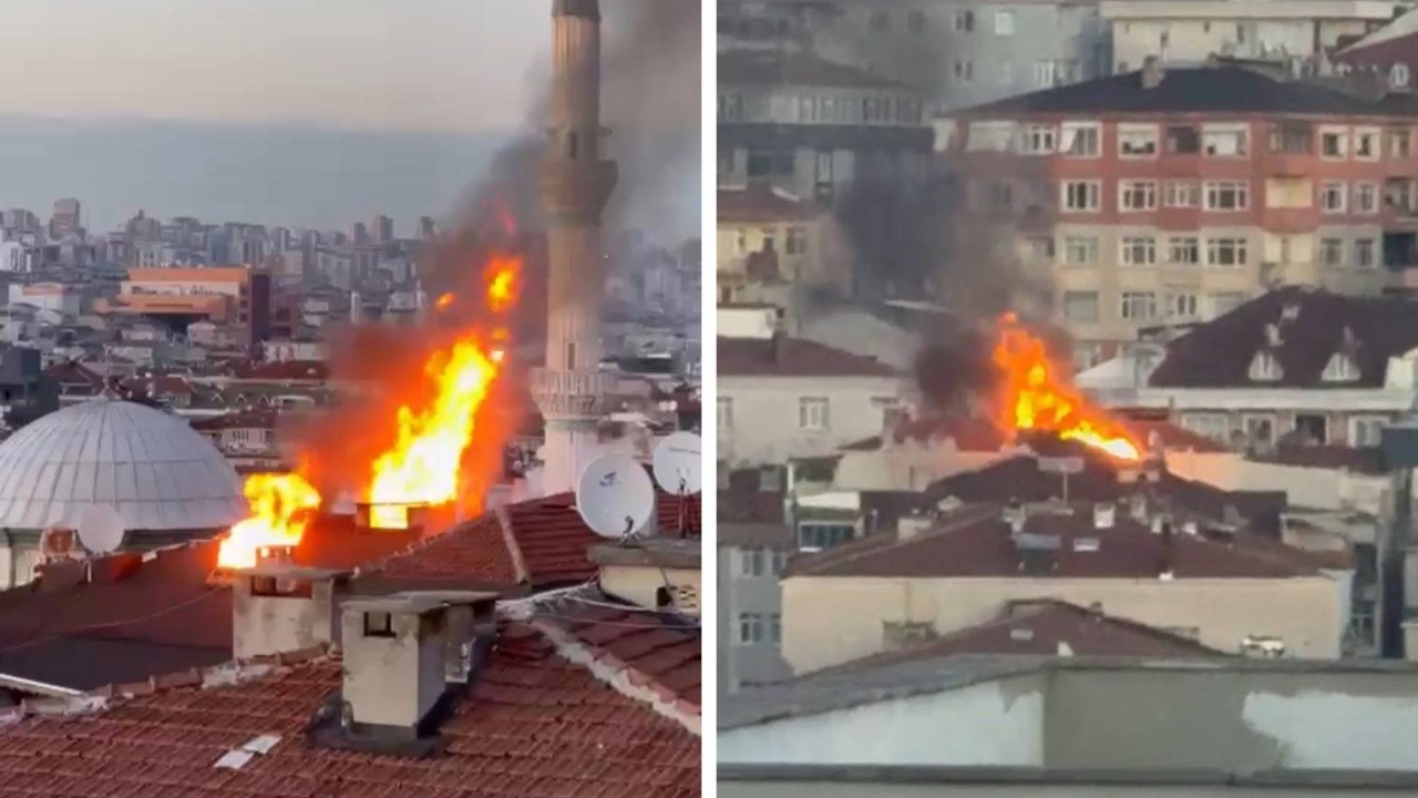 Bahçelievler'de çatıda yangın: Bitişikteki binaya sıçradı