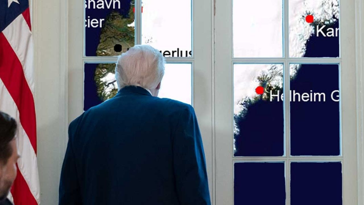 Beyaz Saray'dan dikkat çeken Grönland paylaşımı