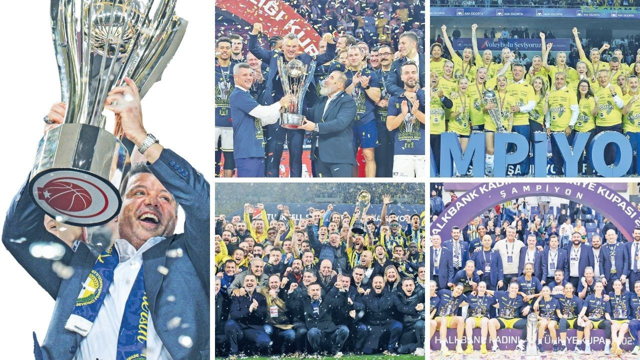 Kupaları 'Saran' Fenerbahçe