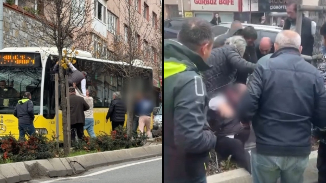 İETT şoförü camdan fırladı