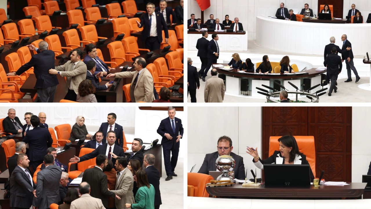 Meclis karıştı: Milletvekilleri birbirlerinin üzerine yürüdü