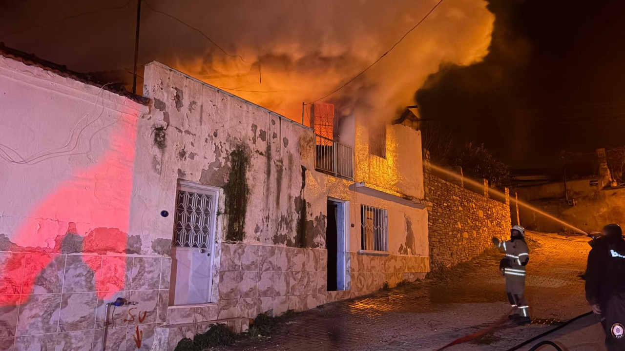 Yürüyemiyordu, alevlerin içinde kaldı