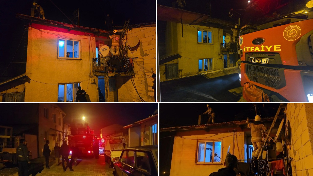 Baca yangını mahalleliyi sokağa döktü