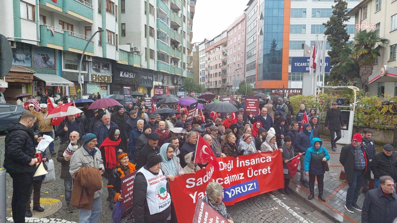 Rize'de yoksulluk isyanı: 'Emekli ne yiyecek ne içecek, nasıl yaşayacak?'