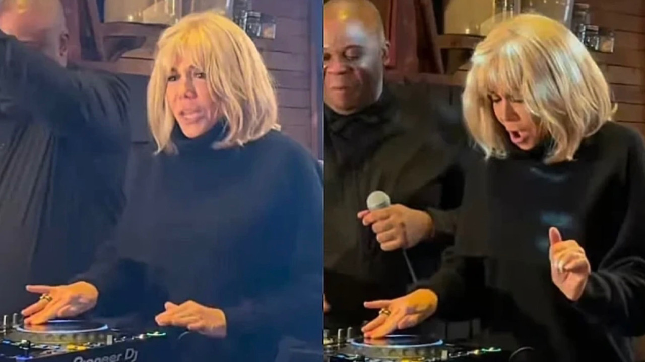 Fransa'nın First Lady'si Brigitte Macron DJ oldu