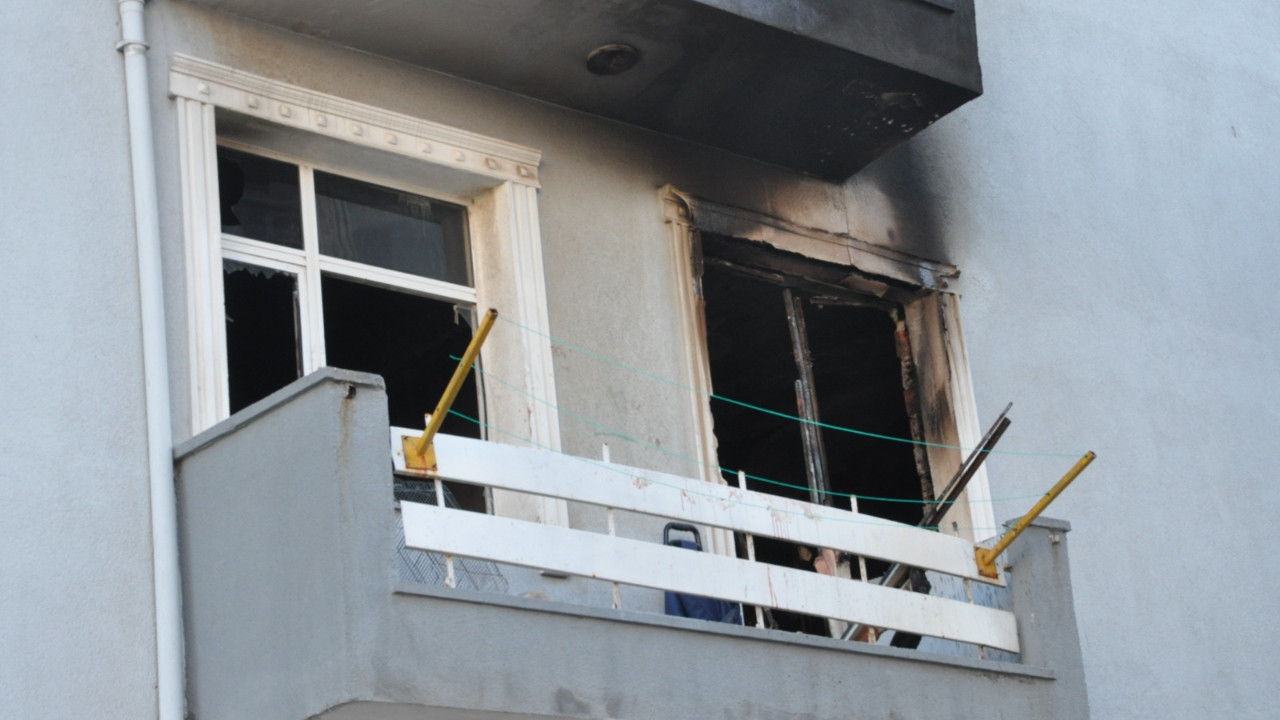 Yangın çıkan evde ölü bulundu