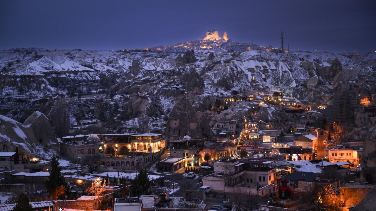 Güzel atlar diyarında kış büyüledi
