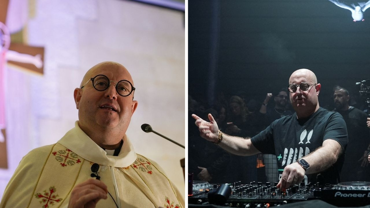 Kilisede rahip, gece kulübünde DJ: Lübnan'ı karıştırdı