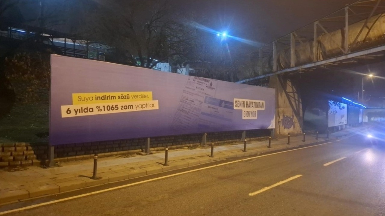 İSKİ'den AKP'nin afişleriyle ilgili açıklama