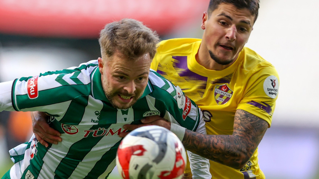 Konyaspor evinde Eyüp'ten puanı 90+5'te kurtardı: 1-1