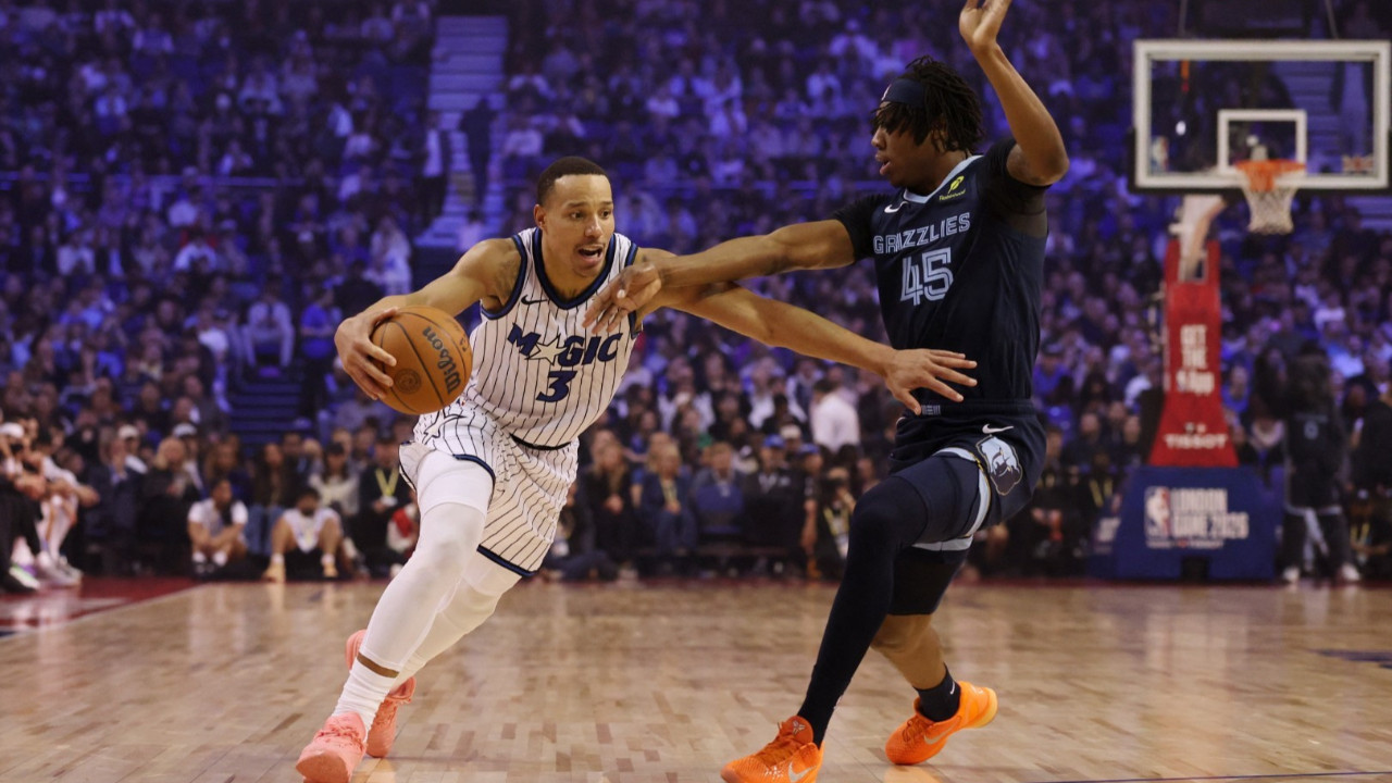 Memphis Grizzlies, Orlando Magic'i Londra'da dağıttı: Maçı yıldızlar takip etti