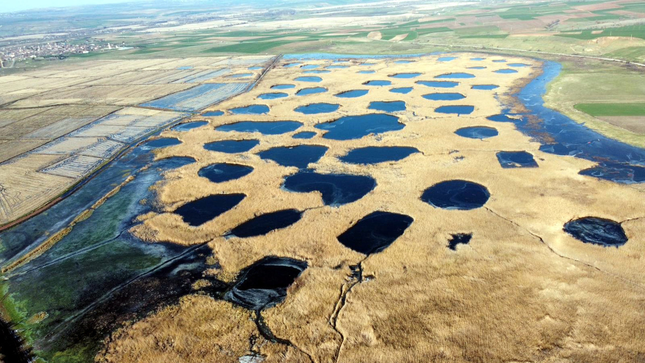 Edirne'de sıcaklık eksi 8 dereceye düştü: Tunca Nehri buz tuttu