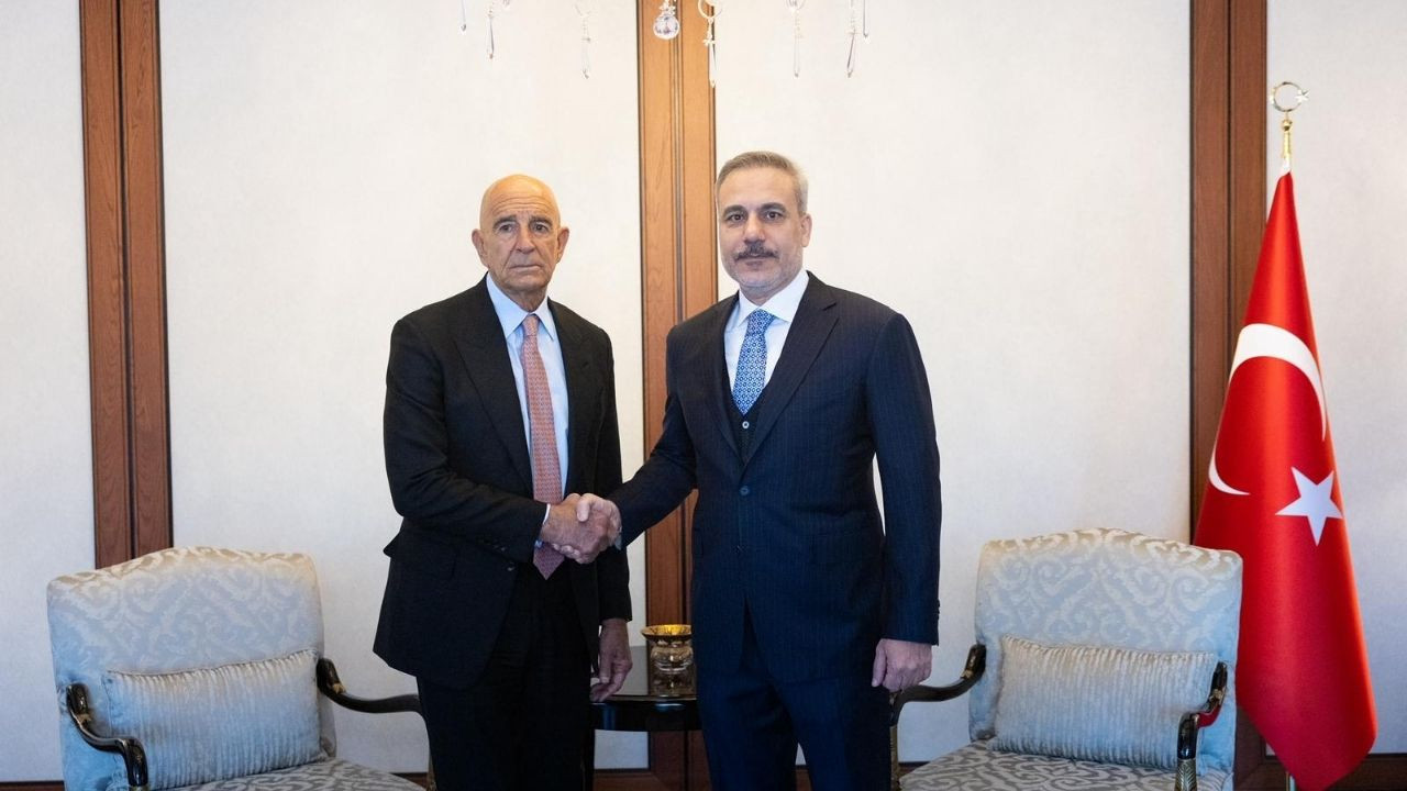 Hakan Fidan ve Tom Barrack bir araya geldi