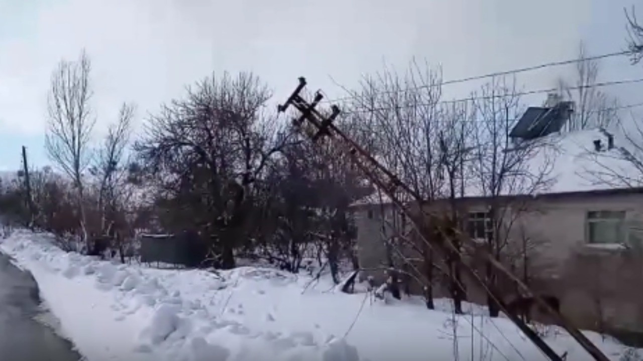 Köyler sekiz gündür elektriksiz